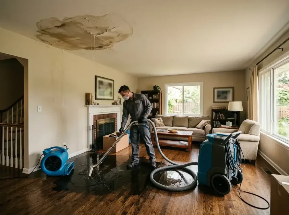 attic-pipe-burst-ceiling-drip-008 — frequently asked questions, Water Damage Restoration & Carpet Care in Ludington, MI